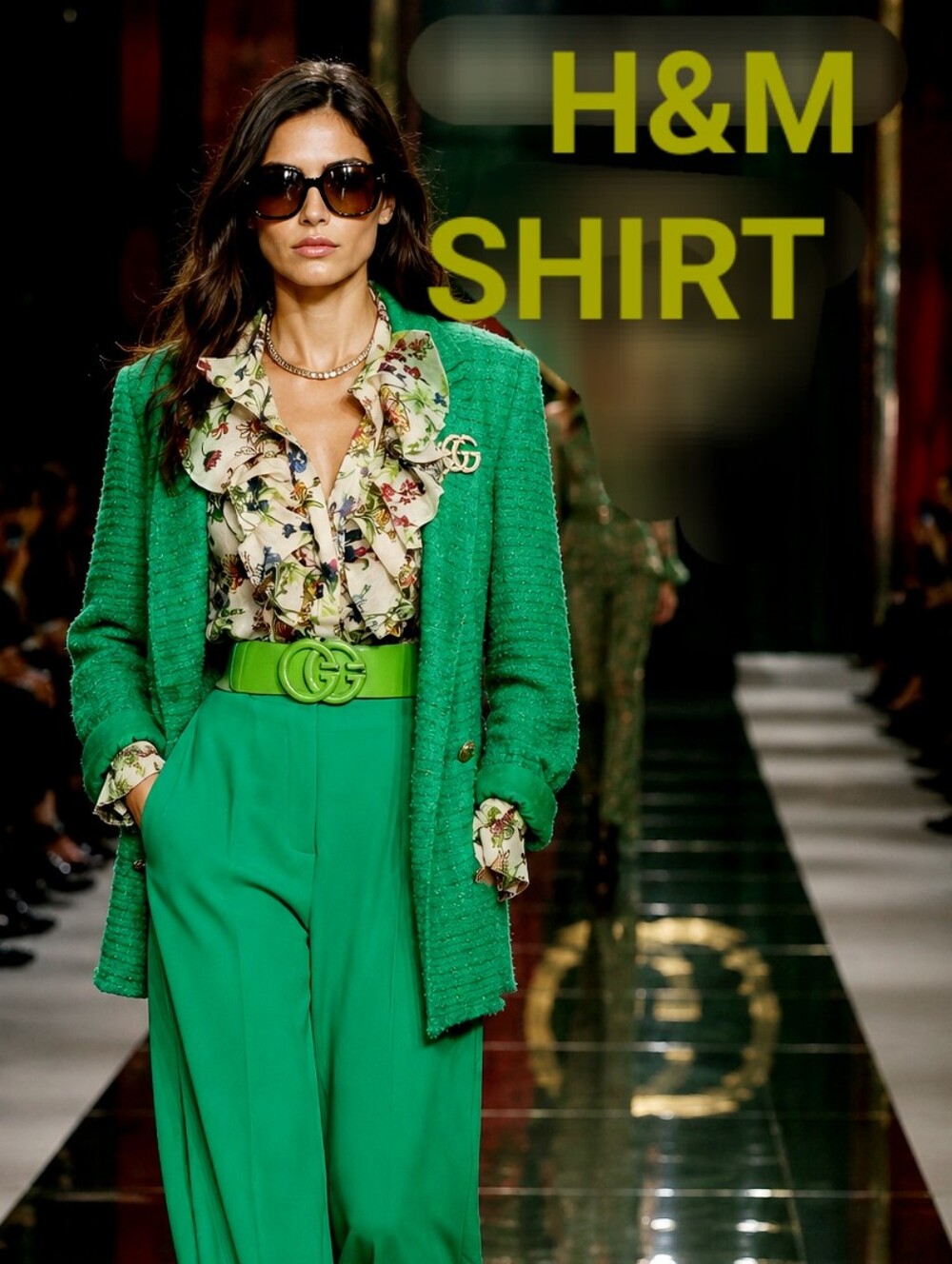 Floral Ruffle Shirt /12